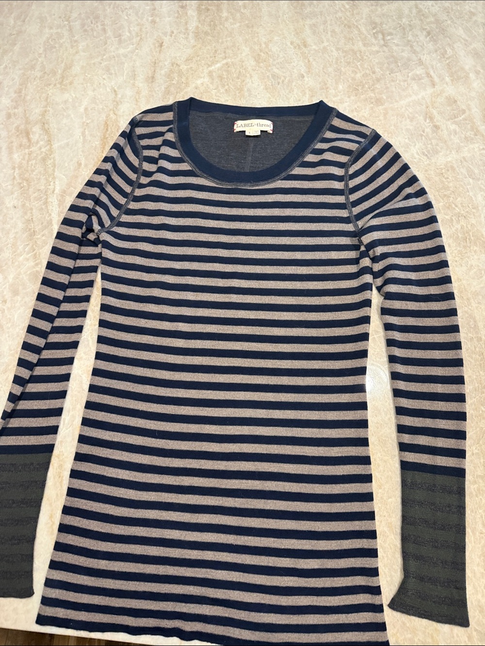 LABEL+THREAD women small striped top